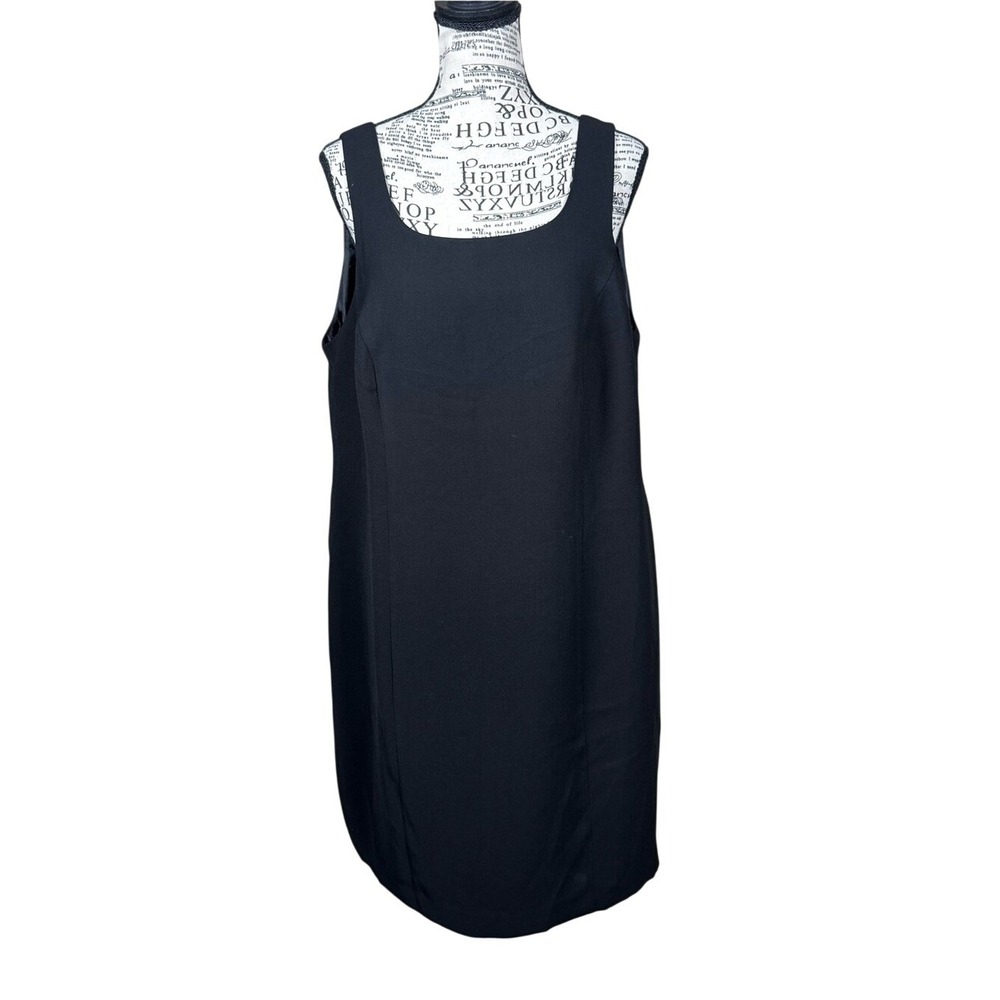 Jessica Howard Black‎ Sleeveless Mini Shift Dress